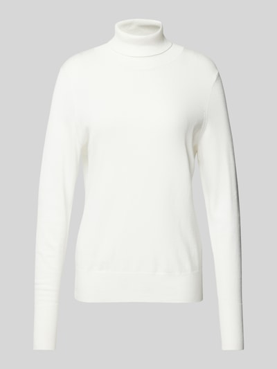 Christian Berg Woman Slim Fit Longsleeve mit Rollkragen Offwhite 2