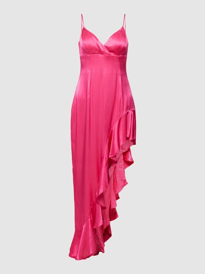 Bardot Midikleid aus Viskose mit Volants Modell 'EMBER MIDI DRESS' Pink 2