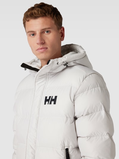 Helly Hansen Steppparka mit Label-Print Weiss 3