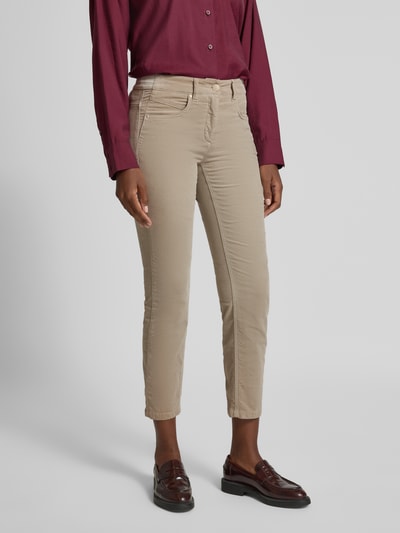 Luisa Cerano Hose mit Eingrifftaschen Beige 4