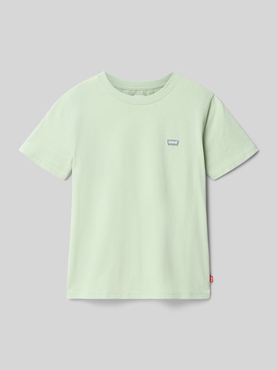 Levi’s® Kids Regular Fit T-Shirt aus reiner Baumwolle Modell 'BATWING CHEST' Lind 1