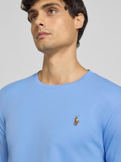 Polo Ralph Lauren Longsleeve mit gerippten Abschlüssen Blau 3