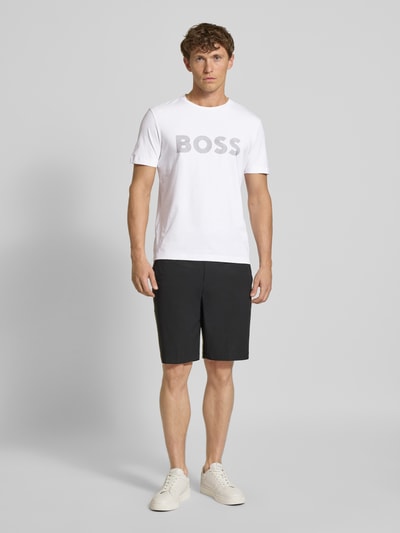 BOSS Green Regular Fit T-Shirt aus Baumwoll-Mix im 2er-Pack Black 1