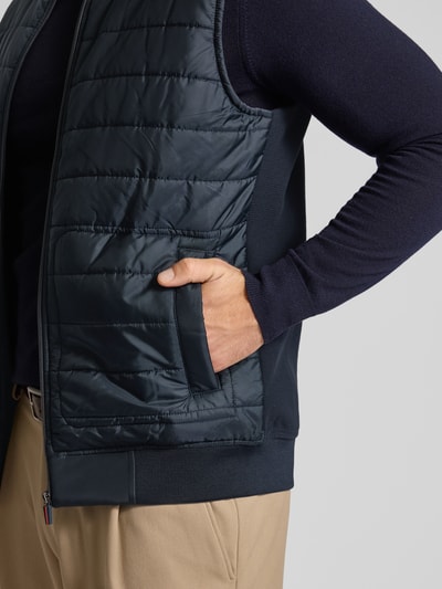 Christian Berg Men Bodywarmer met ritssluiting Marineblauw - 3