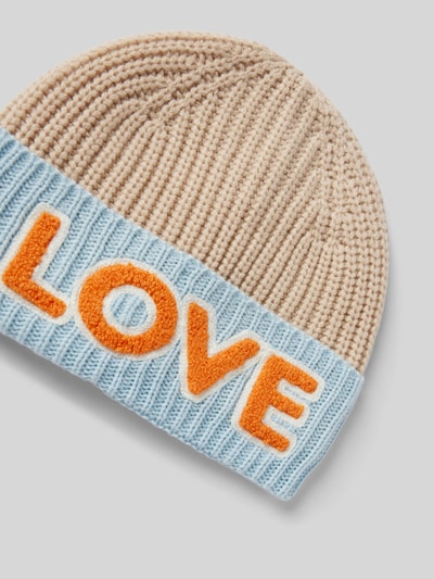 Codello Beanie mit breitem Umschlag Blau 2