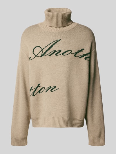 ANOTHER COTTON LAB Oversized Strickpullover mit Rollkragen Beige 2