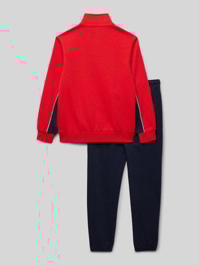 CHAMPION Dres treningowy z nadrukiem z logo i wyhaftowanym logo Czerwony 3