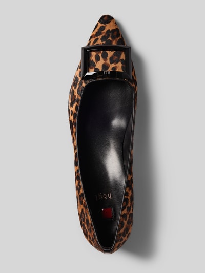 Högl Pumps van leer in dierenlook Cognac - 3