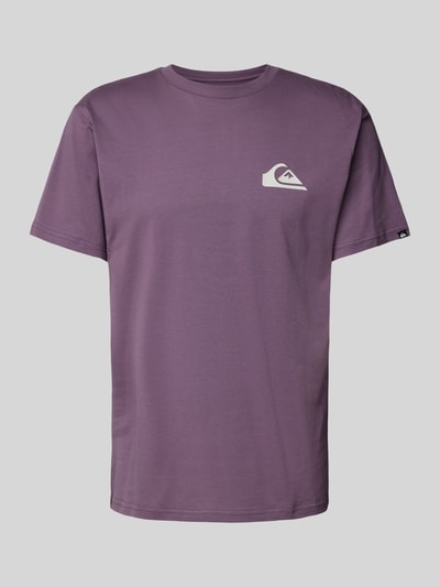 Quiksilver T-Shirt mit Label-Print Violett 1