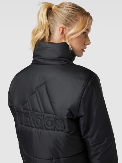 ADIDAS SPORTSWEAR Gewatteerd jack met opstaande kraag en labelprint Zwart - 3