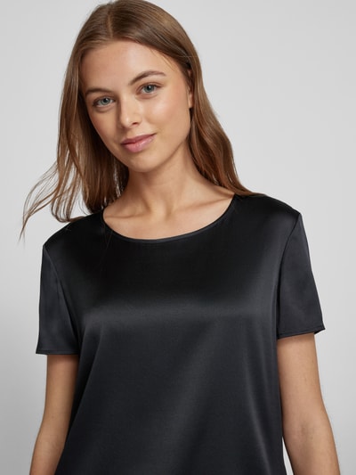 MaxMara Leisure Regular Fit Blusenshirt mit Rundhalsausschnitt Modell 'CORTONA' Black 3