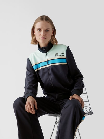 BAUM & PFERDGARTEN Sweatjacke im Colour-Blocking-Design Marineblau 6