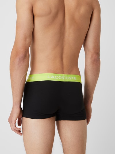 Lacoste Trunks mit Stretch-Anteil im 3er-Pack  Black 3