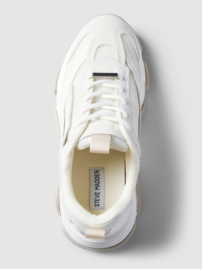 Steve Madden Sneakers met labelprint, model 'POSESSION' Lichtgrijs - 3