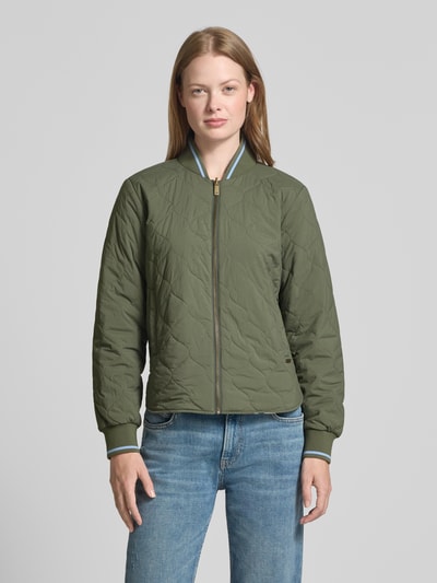 Scotch & Soda Jack met steekzakken opzij en labeldetail Donkergroen - 4