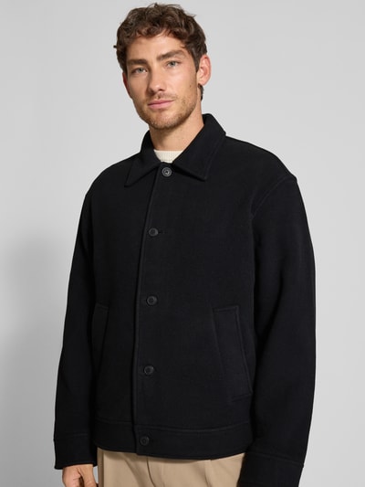JAKE*S STUDIO MEN Regular fit jack met wol Zwart - 3
