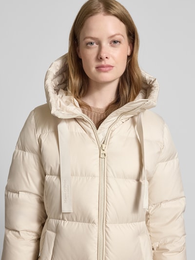 Marc O'Polo Regular Fit Daunenmantel mit Daunen-Feder-Füllung Stein 3