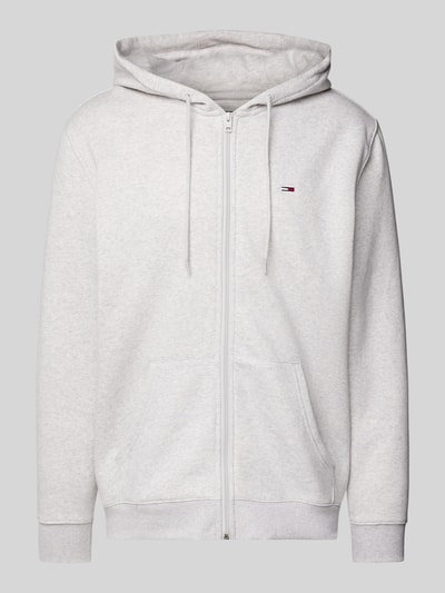 Tommy Jeans Regular fit sweatjack met capuchon Lichtgrijs gemêleerd - 2