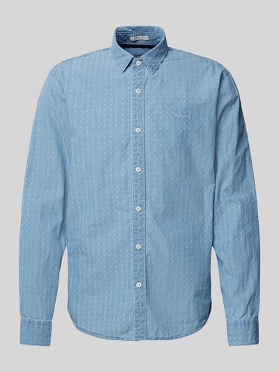 Pepe Jeans Vrijetijdsoverhemd met kentkraag Marineblauw - 2