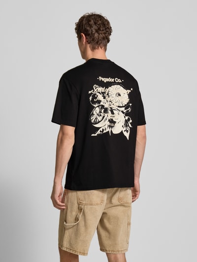 Pegador Oversized T-shirt met labelprint Zwart - 5