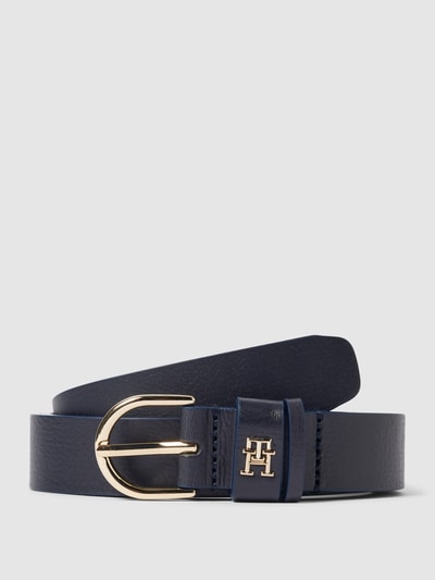 Tommy Hilfiger Riem met labelapplicatie, model 'ESSENTIAL EFFORTLESS' Marineblauw - 1