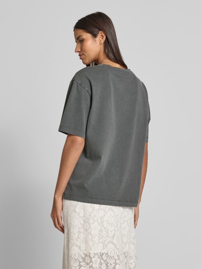 Jake*s Casual T-Shirt mit Motiv-Print Dunkelgrau 5