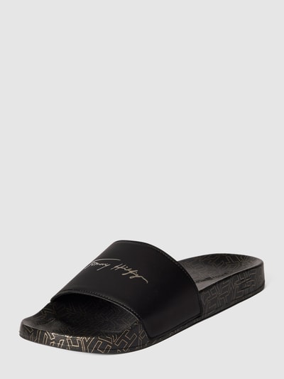 Tommy Hilfiger Slides mit Allover-Logo-Muster Black 2