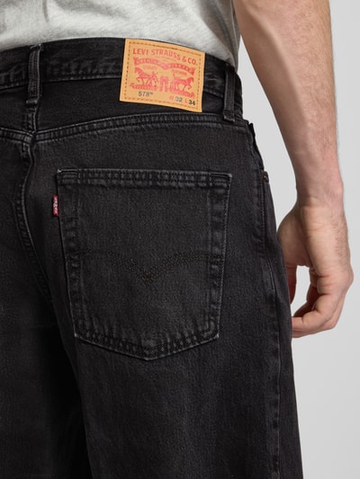 Levi's® Baggy Jeans aus reiner Baumwolle Modell '578™' BLACK 3
