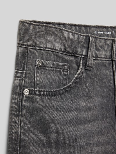 Tom Tailor Szorty jeansowe o kroju regular fit z czystej bawełny Czarny 2