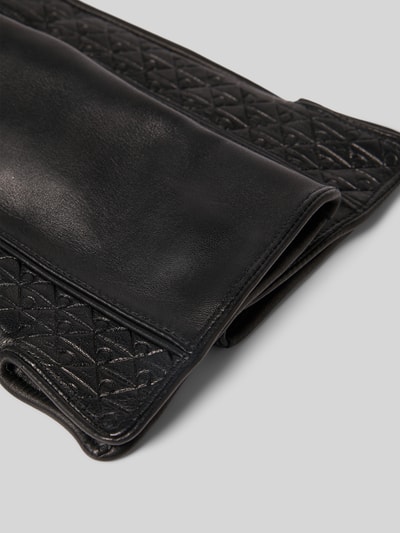 CK Calvin Klein Handschoenen in leerlook met wol, model 'Paneled' Zwart - 2