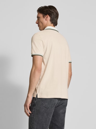 MCNEAL Poloshirt mit Label-Stitching Beige 5