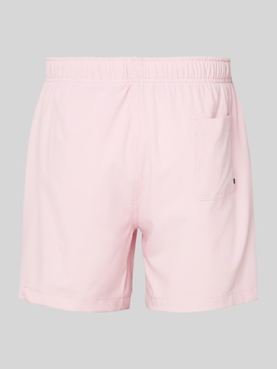 MCNEAL Relaxed Fit Badeshorts mit Logo-Stitching Hellrosa 3