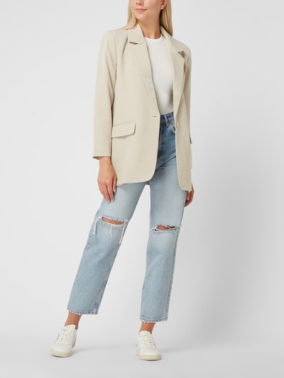 Only Blazer mit 1-Knopf-Verschluss Modell 'Lana Berry' Sand 1