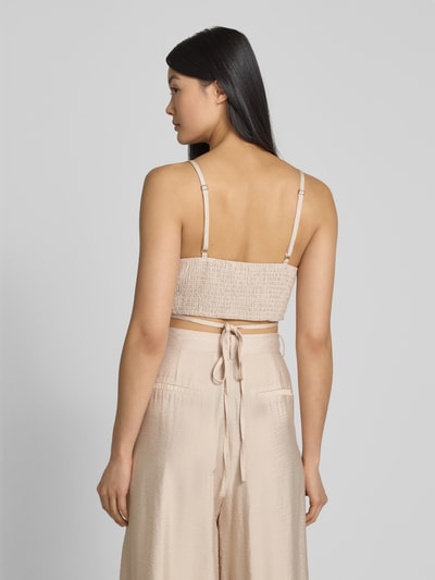 GUIDO MARIA KRETSCHMER WOMAN Korte top in kreuklook, model 'Athina' Ecru - 5