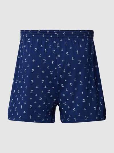 Jockey Boxershort met labelpatch, model 'NIGHT & DAY BOXER' Donkerblauw - 3