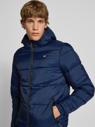 Blend Gewatteerd jack met ritszakken Koningsblauw - 3