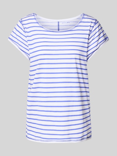 Christian Berg Woman T-Shirt mit Kappärmeln Blau 2