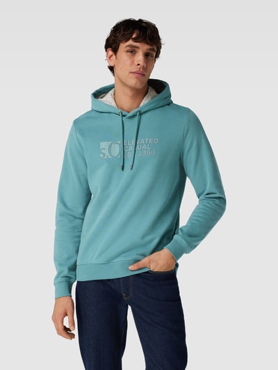 s.Oliver RED LABEL Hoodie mit Label-Print Petrol 4