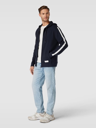 Tommy Hilfiger Sweatjack met capuchon, model 'ESTABLISHED' Marineblauw - 1