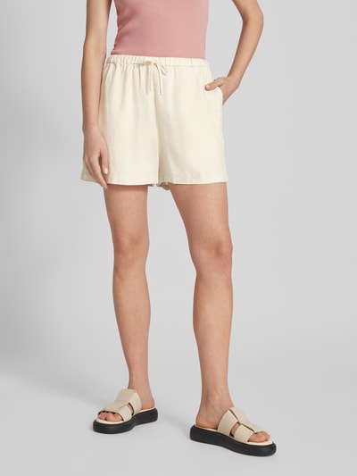 Tommy Hilfiger Flared Leinenshorts mit elastischem Bund Modell 'PULL ON' Sand 4