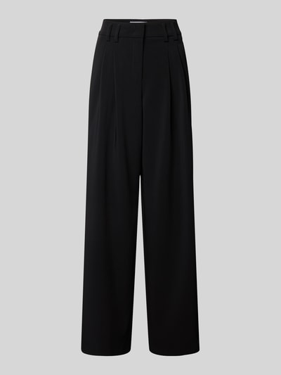 Raffaello Rossi Spodnie rozkloszowane z zapięciem na haftkę model ‘MAYLA’ Czarny 2