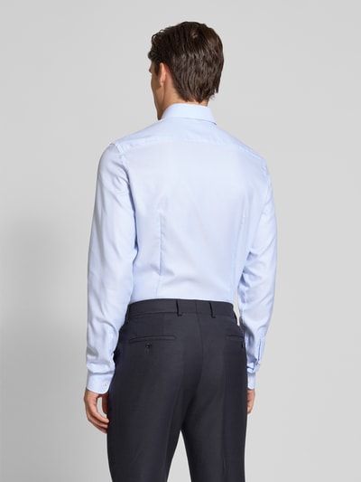 Jake*s Slim Fit Business-Hemd mit extra langem Arm Bleu 5