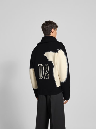 Dsquared2 Strickjacke mit Reißverschluss Marine 5