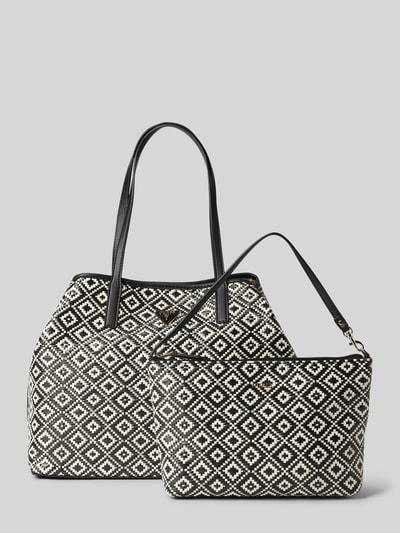 Guess Handtasche in Flecht-Optik Modell 'VIKKY II' Black 2