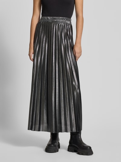 Only Ausgestellter Plissee-Rock mit elastischem Bund Modell 'LYON' Black 4