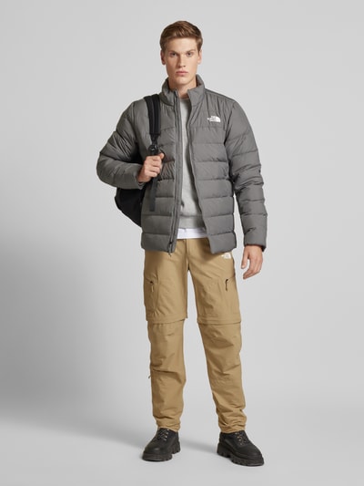 The North Face Gewatteerd jack met labelprint, model 'ACONCAGUA' Grafiet - 1