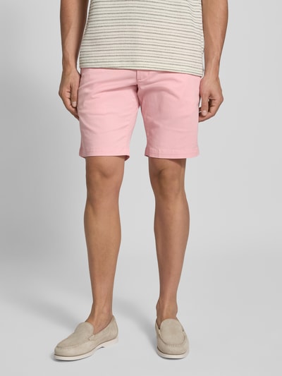 Tommy Hilfiger Szorty chinosy o kroju slim fit z mieszanki bawełny i elastanu Jasnoróżowy 4