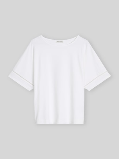 Marc O'Polo Relaxed Fit T-Shirts aus Baumwoll-Mix Weiss 2