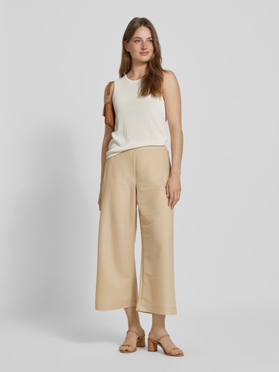Someday Culotte aus Viskose mit elastischem Bund Modell 'Cenya' Sand 1