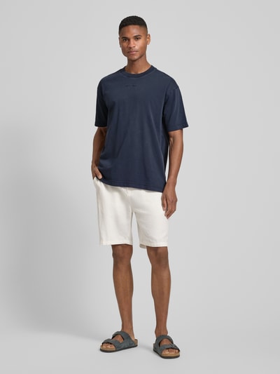 Marc O'Polo Relaxed Fit T-Shirt aus reiner Baumwolle Marine 1